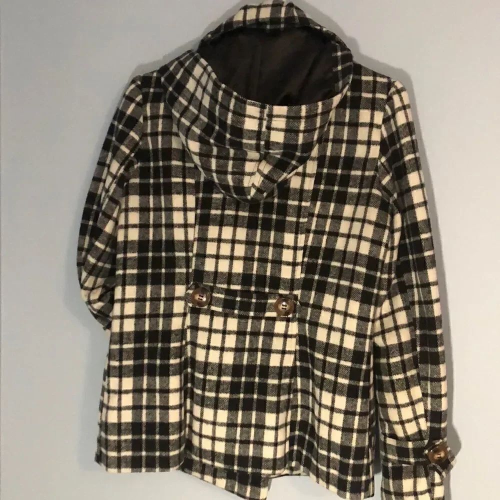 Pink Envelope Med Button Up Jacket w/Hood - Picture 6 of 6